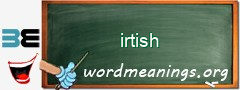 WordMeaning blackboard for irtish